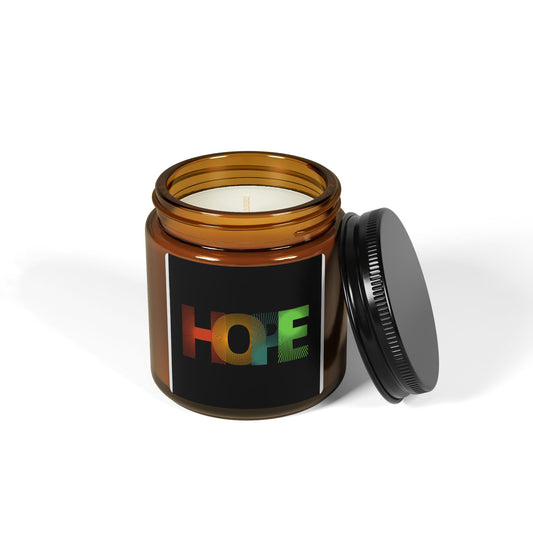 "Light the Flame. Hold the Hope." Scented Soy Candle - Hope Inspired Aromatherapy, Eco-Friendly Gift, Relaxation Essential, Home Decor, Candlelit Evenings, Gift for Holidays