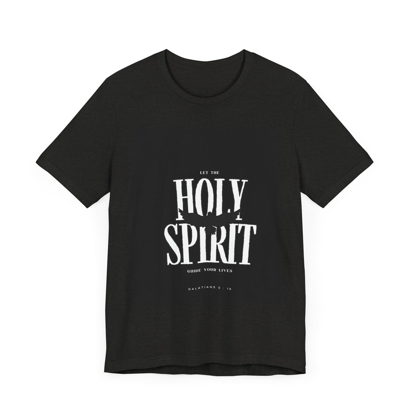 Holy Spirit Unisex Tee, Faith-Based Graphic Shirt, Inspiration T-Shirt, Casual Christian Wear, Unique Gift for Believers