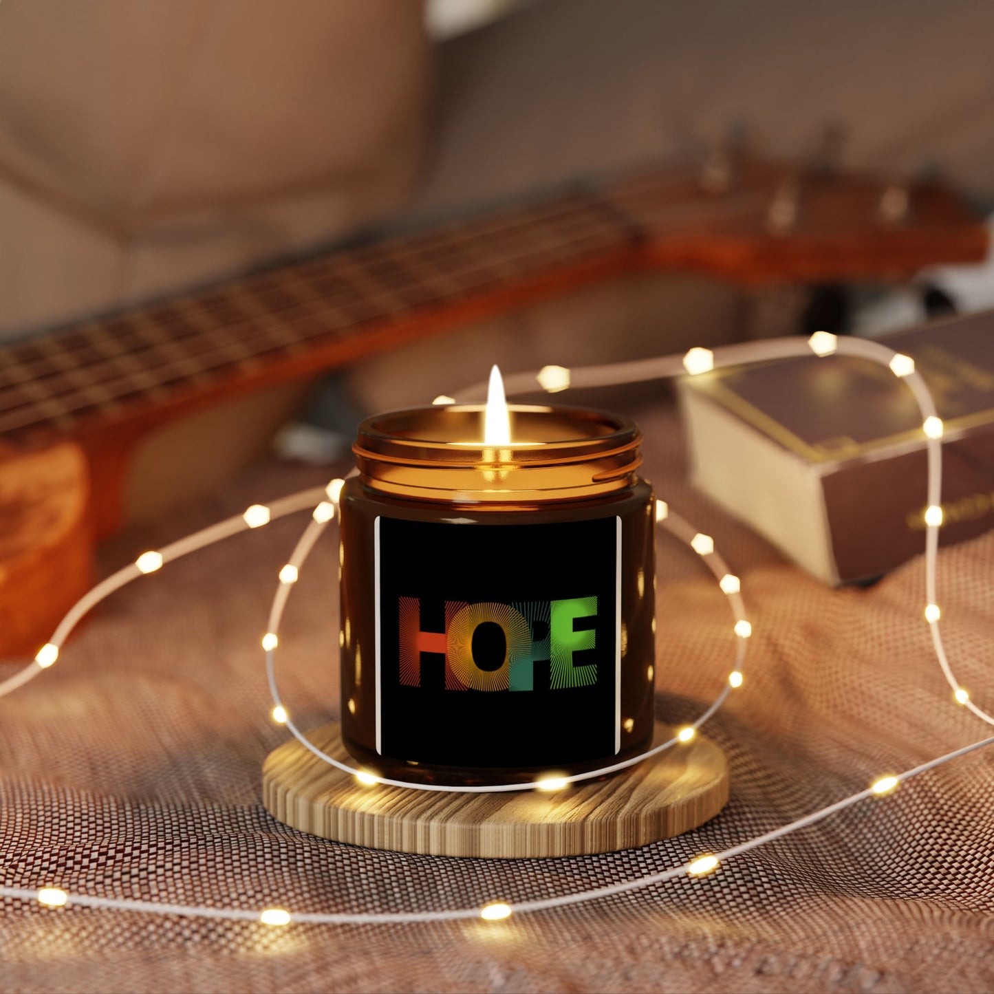 "Light the Flame. Hold the Hope." Scented Soy Candle - Hope Inspired Aromatherapy, Eco-Friendly Gift, Relaxation Essential, Home Decor, Candlelit Evenings, Gift for Holidays