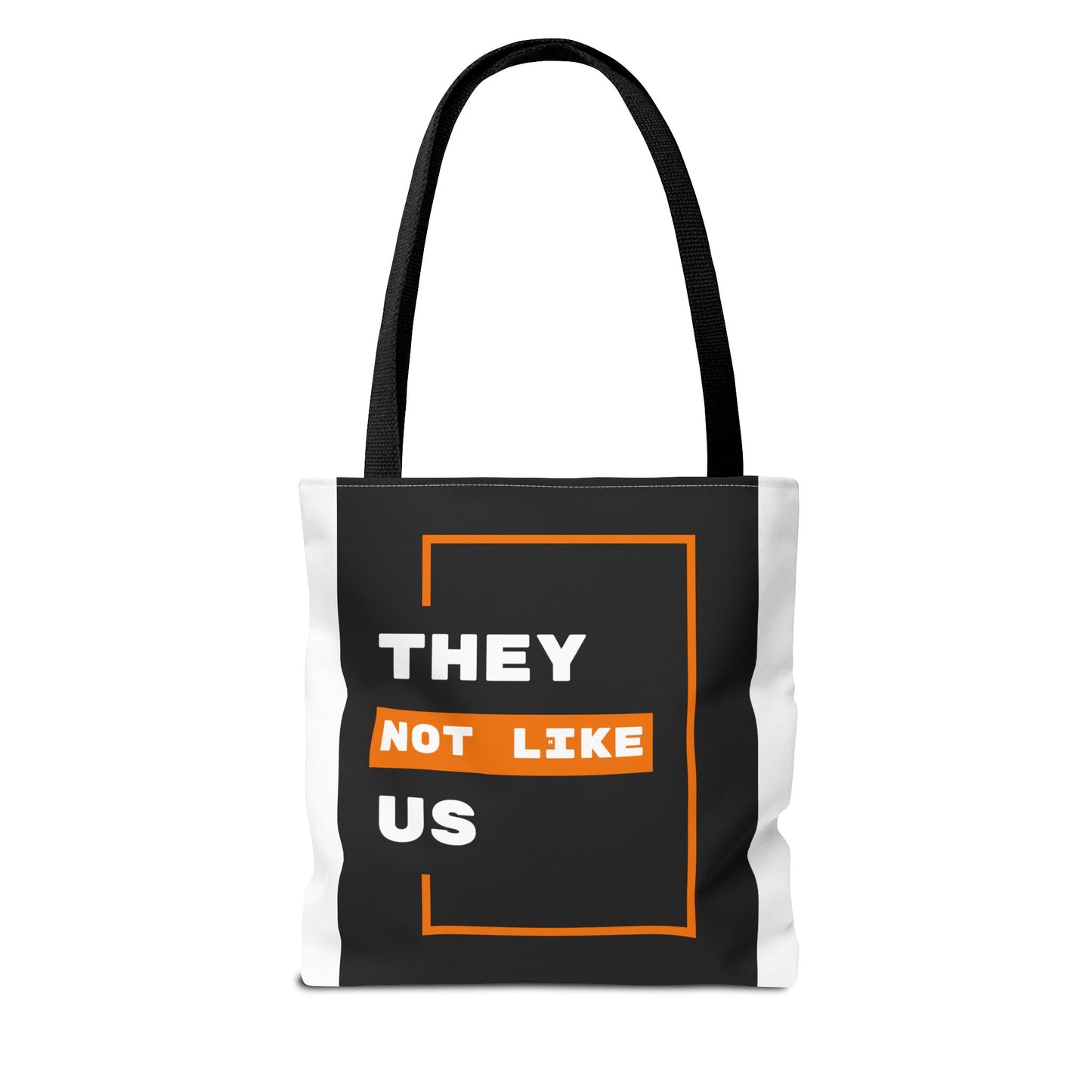 Carry Confidence. They Not Like Us. Bold Statement Tote Bag - Unique Graphic Design for Everyday Use, Gift for Friends, Shopping Bag, Eco-Friendly, Fun Quote