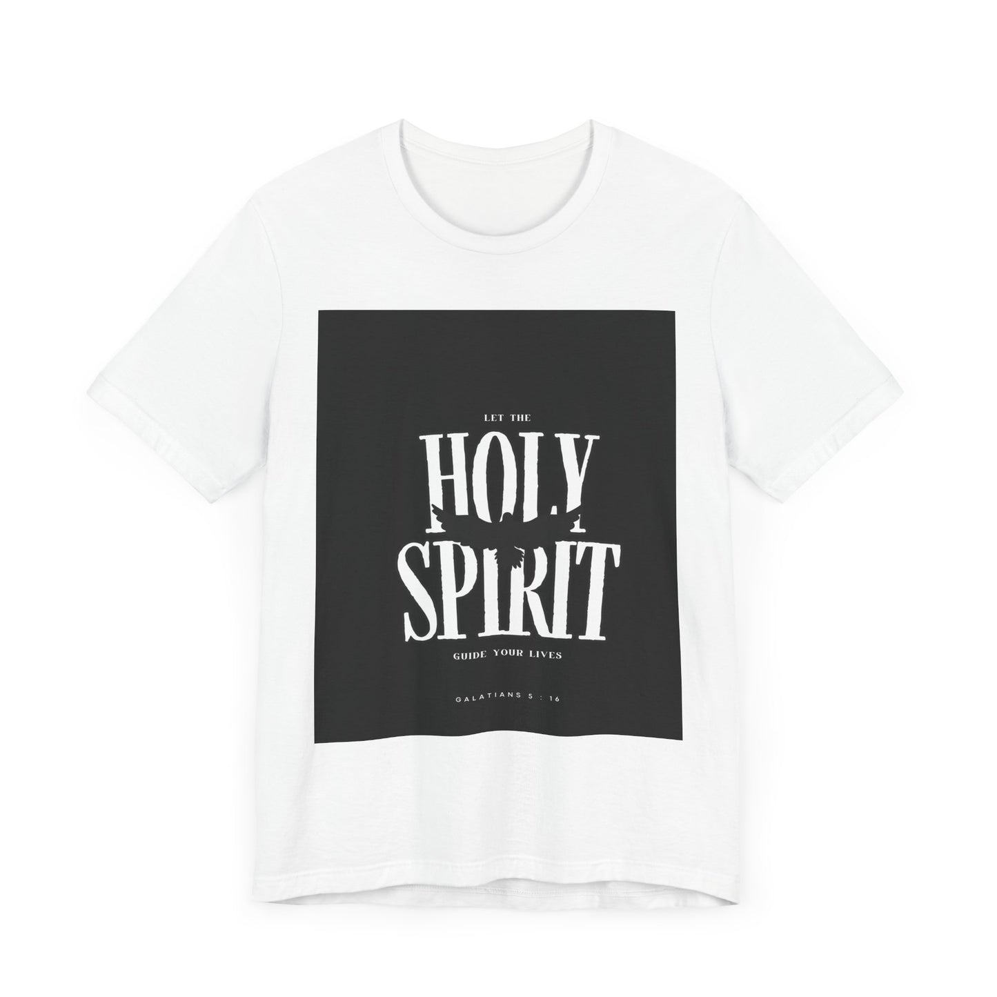 Holy Spirit Unisex Tee, Faith-Based Graphic Shirt, Inspiration T-Shirt, Casual Christian Wear, Unique Gift for Believers