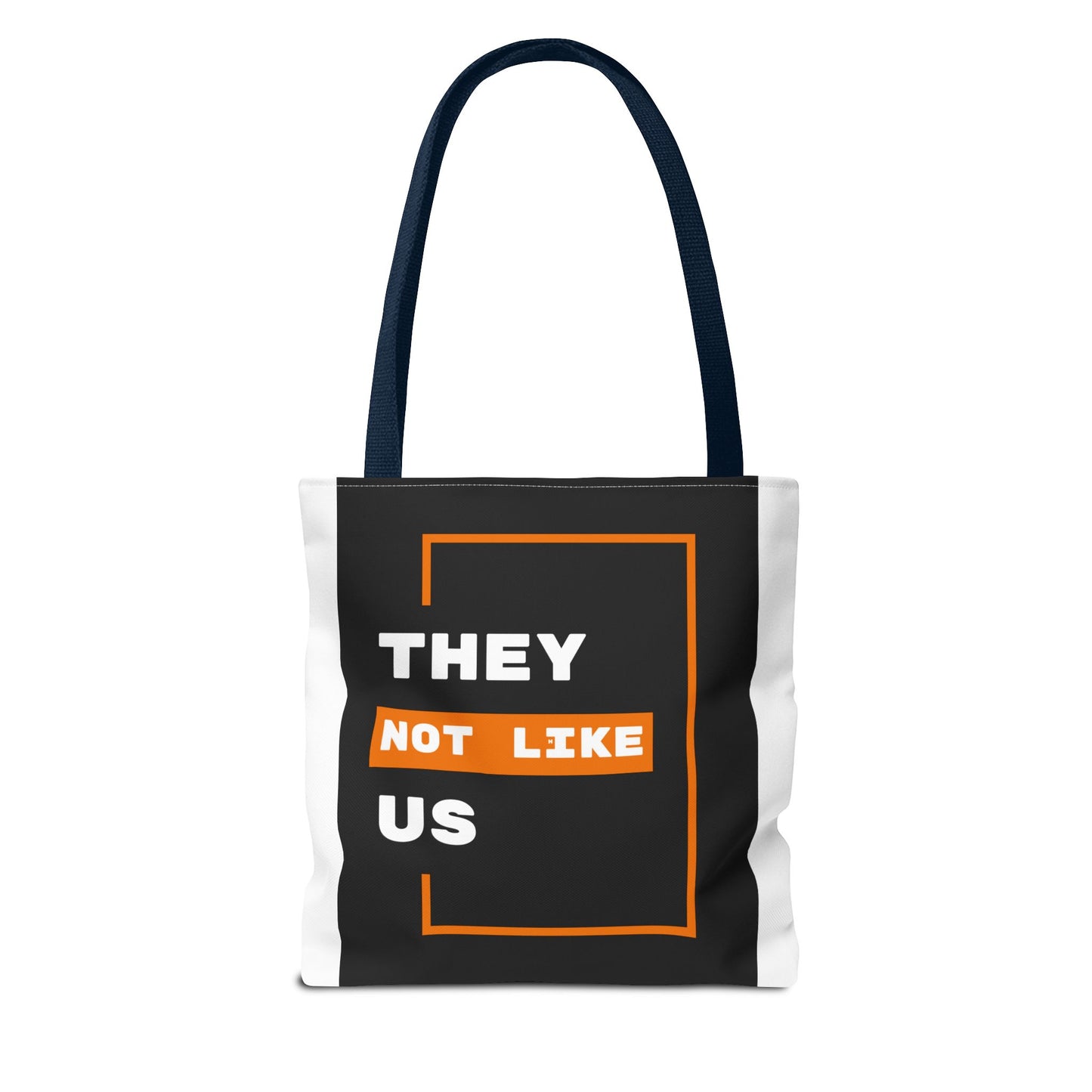 Carry Confidence. They Not Like Us. Bold Statement Tote Bag - Unique Graphic Design for Everyday Use, Gift for Friends, Shopping Bag, Eco-Friendly, Fun Quote