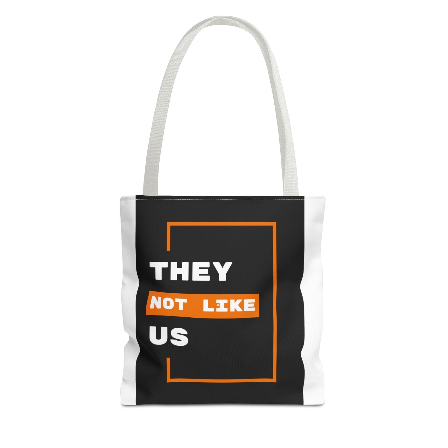 Carry Confidence. They Not Like Us. Bold Statement Tote Bag - Unique Graphic Design for Everyday Use, Gift for Friends, Shopping Bag, Eco-Friendly, Fun Quote
