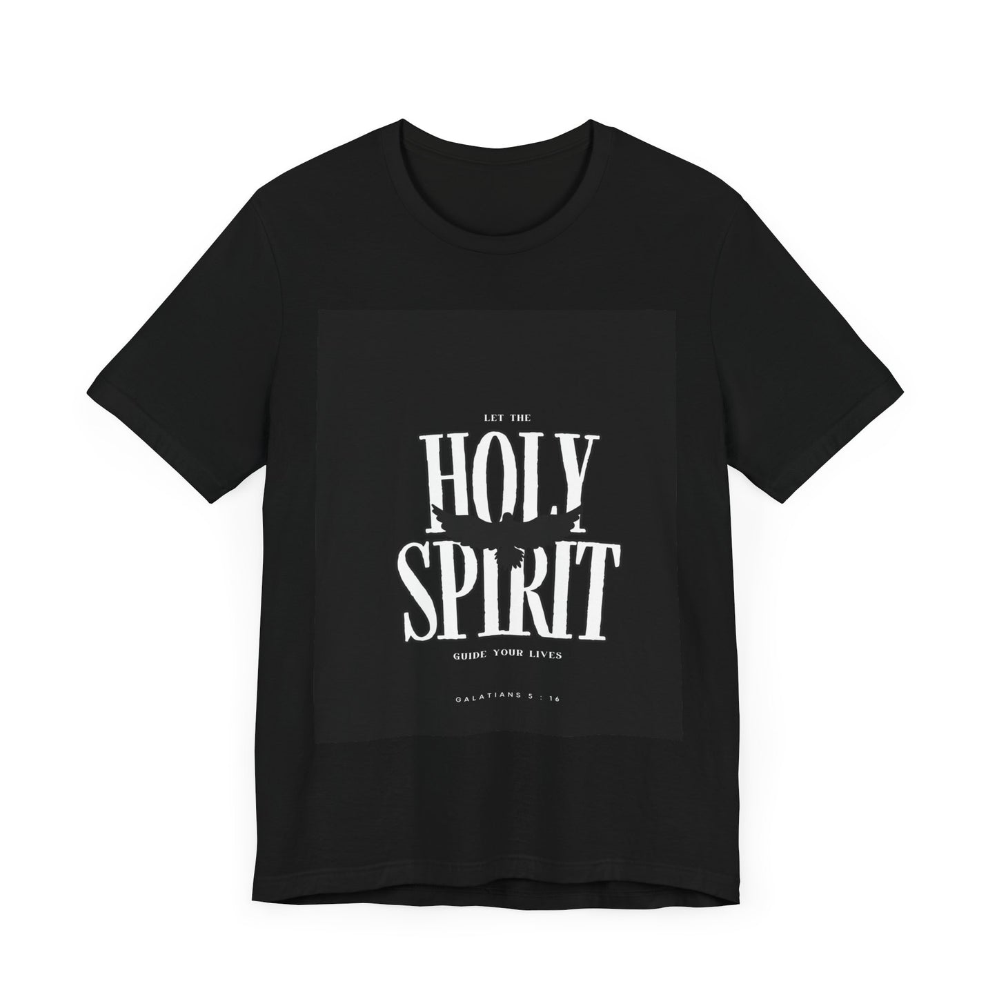 Holy Spirit Unisex Tee, Faith-Based Graphic Shirt, Inspiration T-Shirt, Casual Christian Wear, Unique Gift for Believers